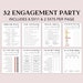 Engagement Party Games Bundle, Editable Engagement Games, Proposal ...