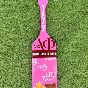Sorority Paddle, Personalized Sorority Paddle, Customized Paddle, Custom Paddle, Big Little Paddle, Greek Paddle