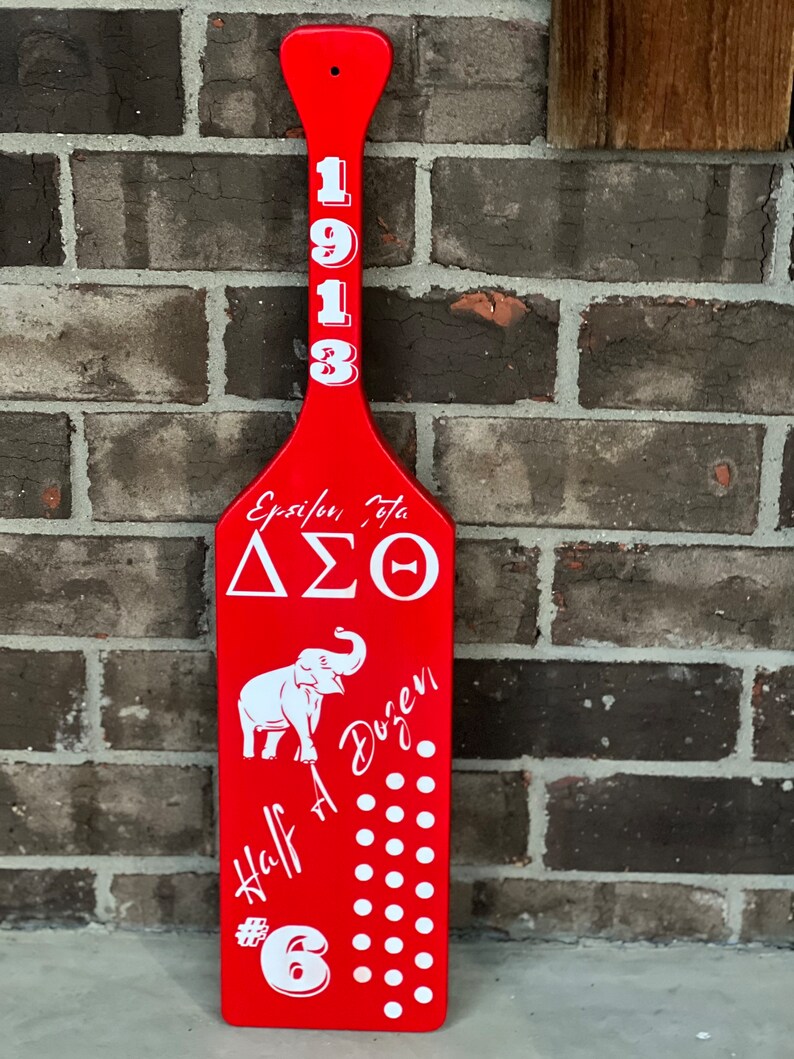 Delta Paddle, Personalized Sorority Paddle, Customized Paddle, Sorority