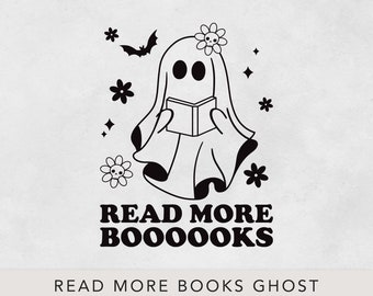Read More Boooooks Ghost SVG, Vector For Halloween, SVG / AI File, Instant Download, Cut Files For Cricut or Laser Machine