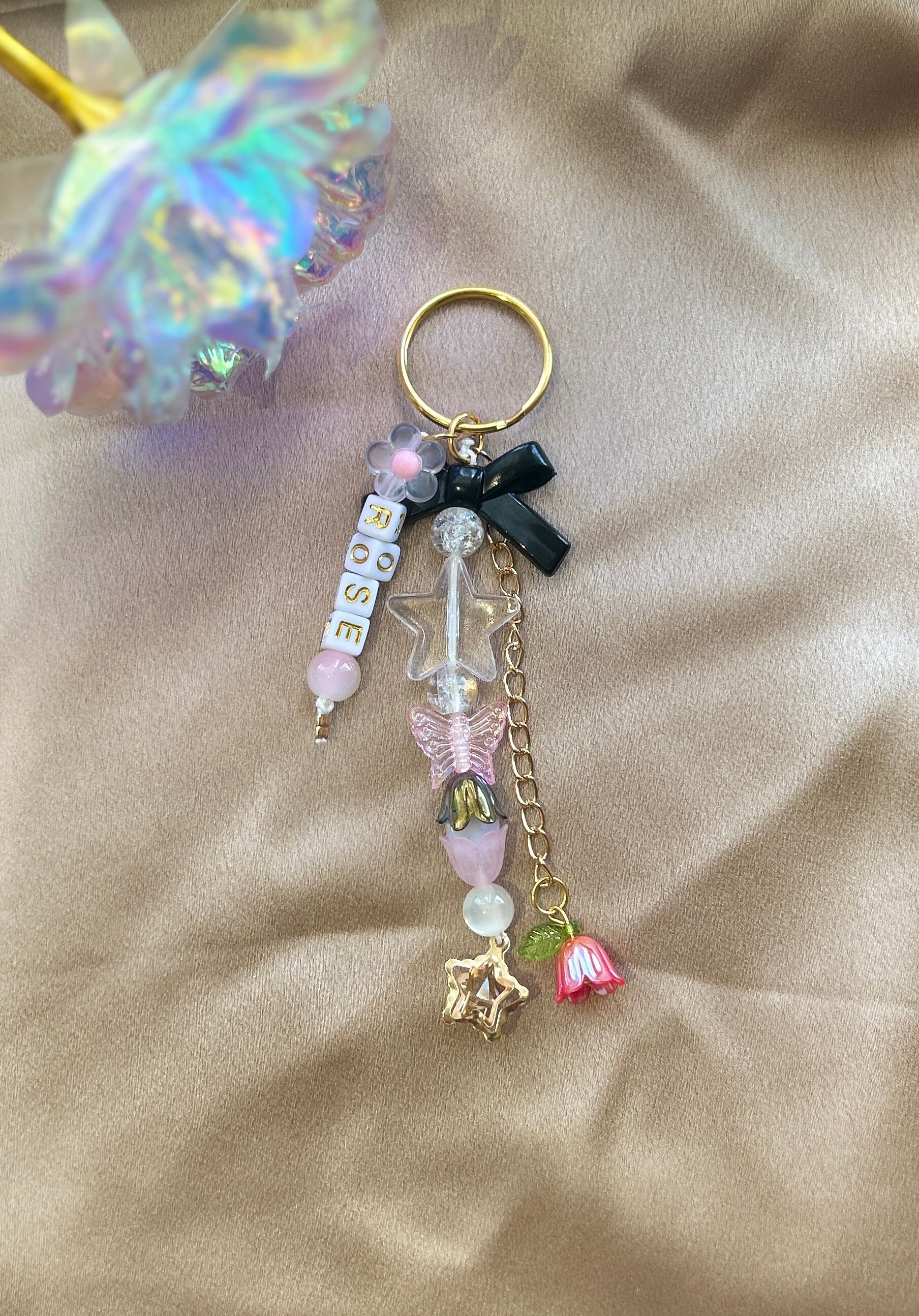 BLACKPINK Rose KPOP Keychain Custom Handmade Keyring Etsy UK