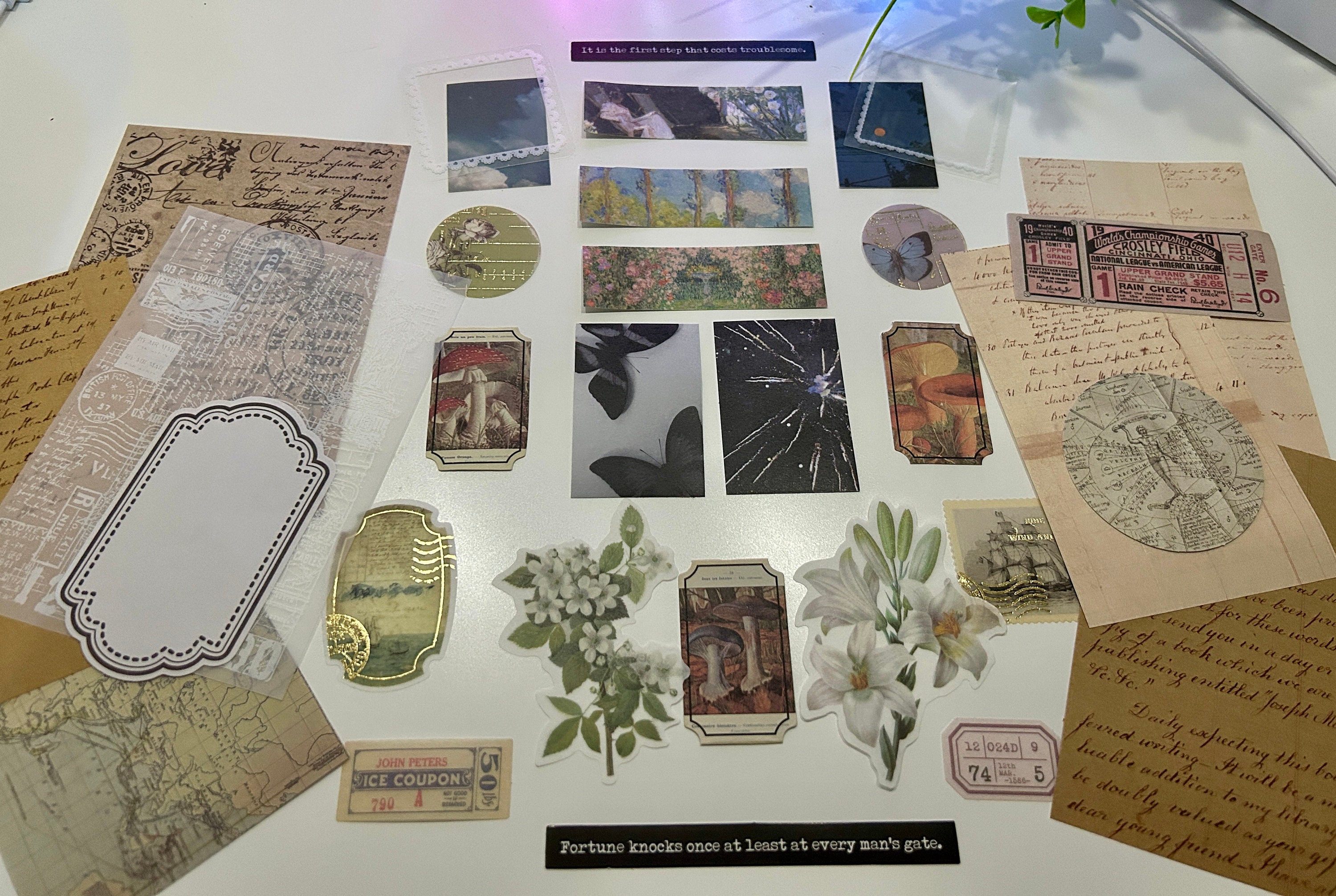 FREE PRINT Vintage Scrapbook Starter Kit Starzmei Etsy UK