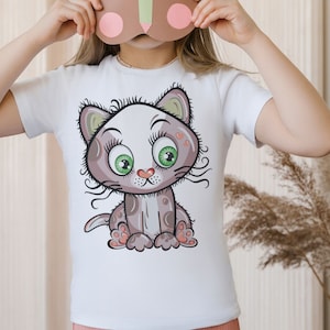 Kitty PNG, Cute Cat Clipart, Baby Cat Clipart, Cat Face Clipart, Best Sublimation Download, Commercial Use