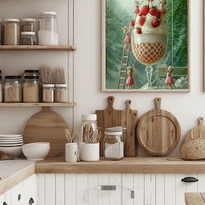 25 Tiny Chefs Bakery Poster | Food Poster | Printable Food Art | Food Wall Art | Trendy Wall Art | Kitchen Prints / Cute Wall Art
