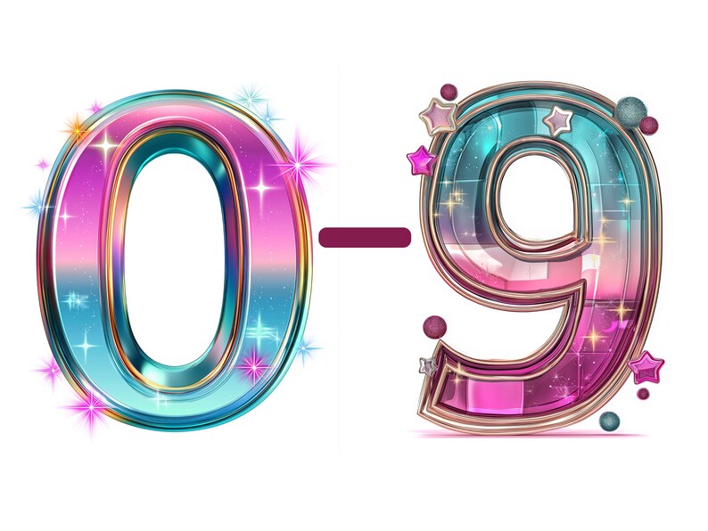 Y2K Chrome Alphabet Letters and Numbers PNG, Retro 2000s Clipart ...
