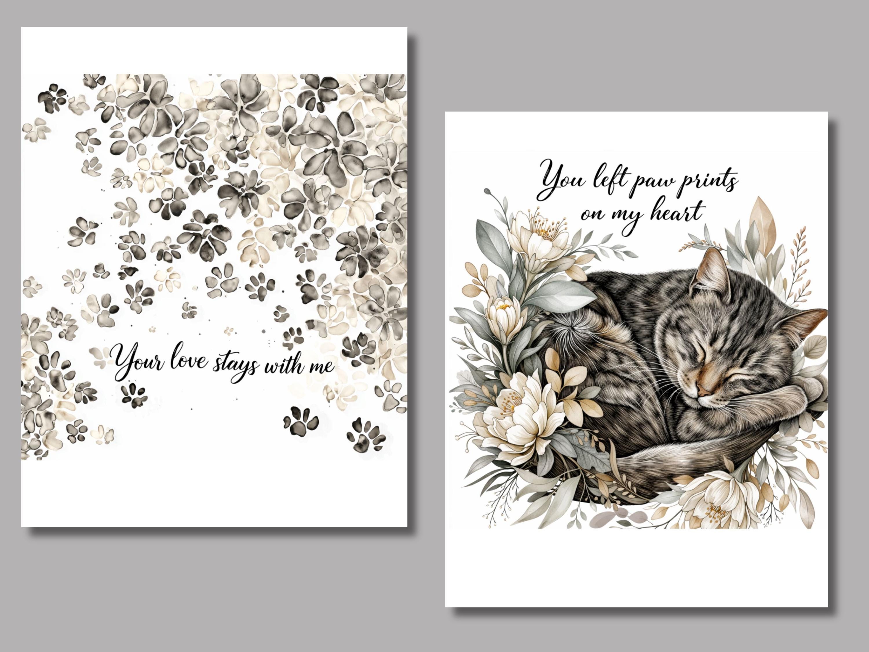Pet Memorial Clipart Bundle, Dog Cat Breeds, Rainbow Bridge Graphics ...