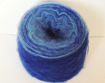 Kid Mohair Merino Wool Yarn - 192 g (100g/950m) - Bleu Turquoise Main ou Machine Tricot Crochet Châles Écharpe Couvertures Fil - Cadeau DIY