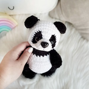 Crochet panda pattern Amigurumi bear panda pattern Plush panda pattern image 3