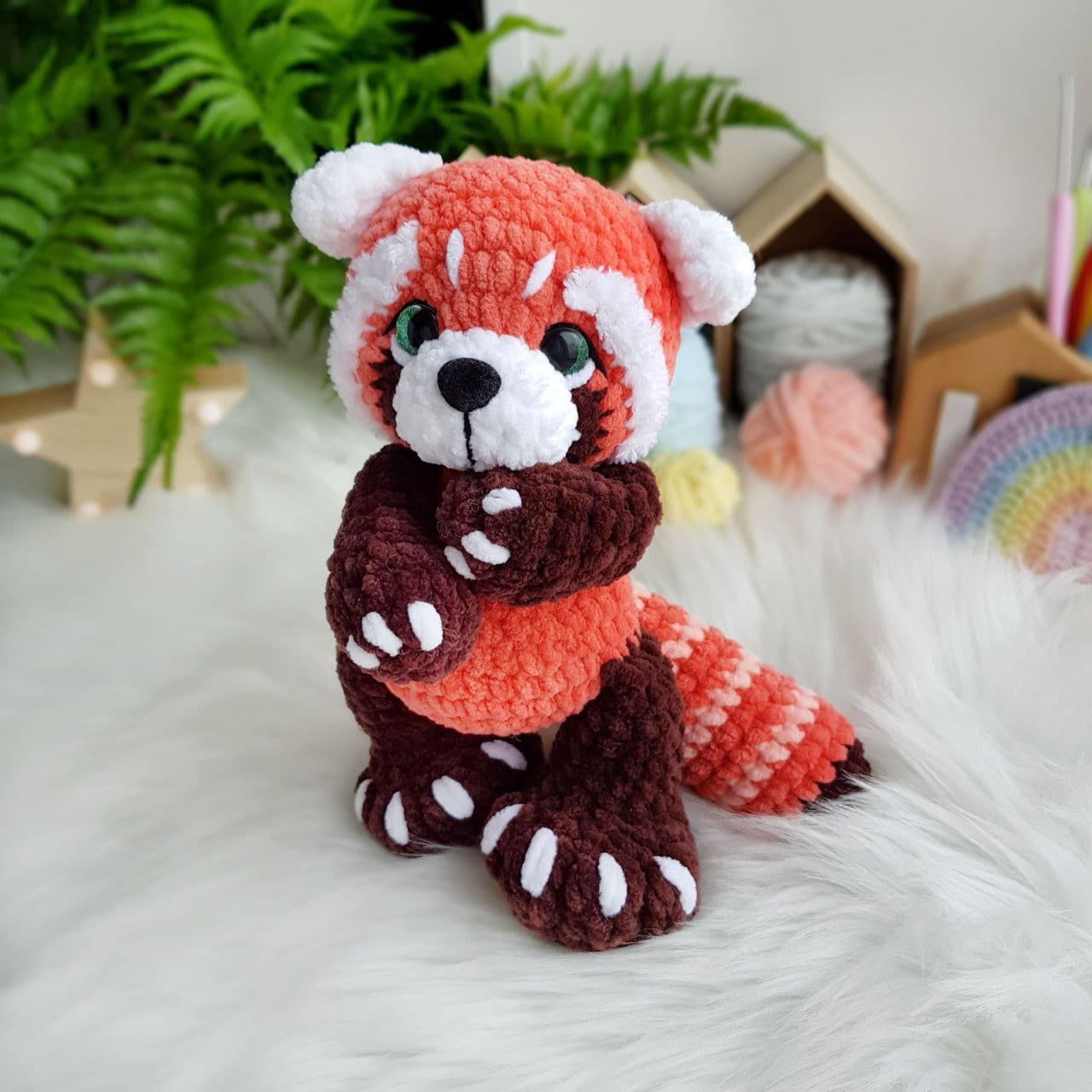 39 Red Panda Crochet Patterns for Adorable Handmade Gifts 22 Crochet Red panda