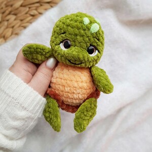 Crochet Mini Turtle pattern - Amigurumi Turtle – Crochet Sea Turtle image 14