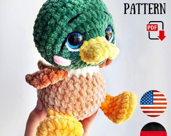 Crochet Duck pattern - Amigurumi Duck pattern – Crochet Duckling pattern – amigurumi DIY crochet ducks