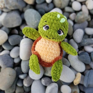 Crochet Mini Turtle pattern - Amigurumi Turtle – Crochet Sea Turtle image 12