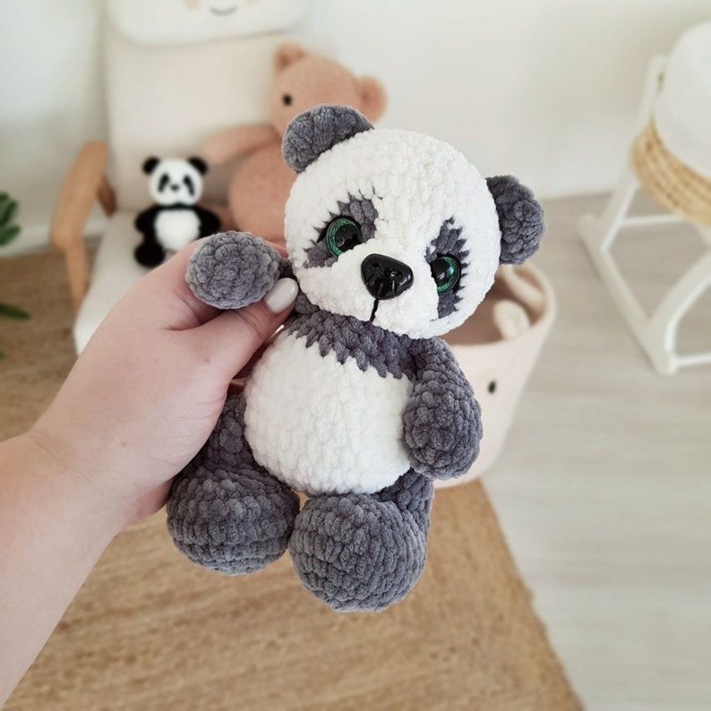 Crochet panda pattern Amigurumi bear panda pattern Plush panda pattern image 6