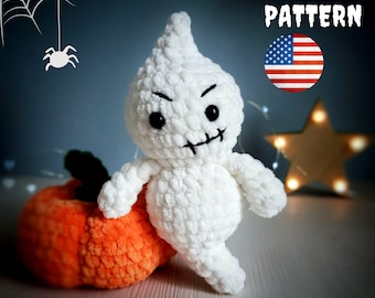 Crochet Ghost pattern - Amigurumi Ghost – Crochet Halloween pattern – Baby Ghost