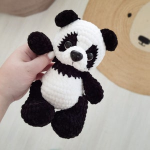 Crochet panda pattern Amigurumi bear panda pattern Plush panda pattern image 5