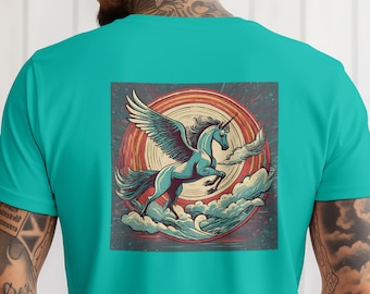 Pegasus Graphic T-Shirt: Winged Horse Mythology Tee