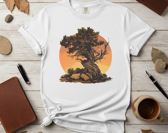 Bristlecone Pine Tree Graphic T-shirt, Gnarled Tree Shirt, Nature Lover T-shirt, Hiking Shirt, Wanderlust Shirt Ancient Tree Lover Tee