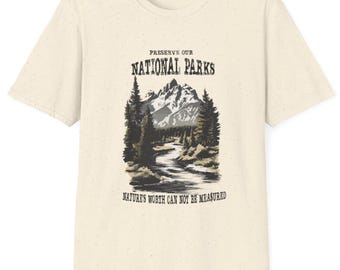 Preserve our National Parks Softstyle T-Shirt, Save Our National Parks Tee, Environmental Conservation Shirt, Earth Day Gift, Outdoor