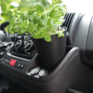 Camperflower Cockpit Gadget - Flowerpot for Camper & Motorhome/ Fiat Ducato/ Peugeot Boxer/ Citroen Jumper (Type 250 Attention! ONLY before 2021)