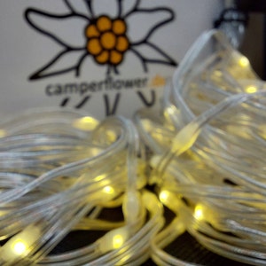 Camperflower solar awning fairy lights for campers, camping, motorhomes and caravans, outdoor 10 m length image 6