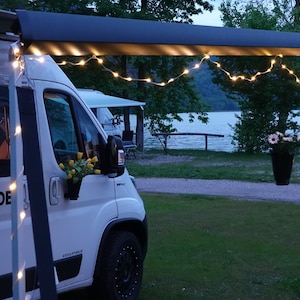 Camperflower Solar Markisen Lichterkette für Camper, Camping, Wohnmobil und Wohnwagen, Outdoor 10m Länge Bild 9