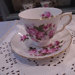 Queen Anne Teacup and Saucer