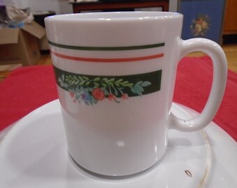 A Pair of Arcopal France Floral Mugs