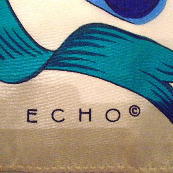 Vintage Silk Scarf by Echo