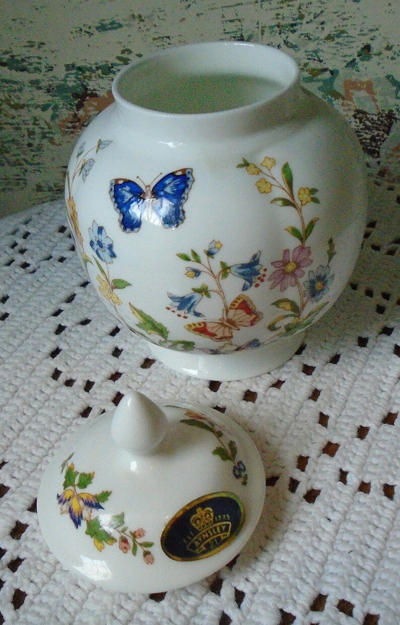 Aynsley's cottage Garden Ginger Jar Etsy