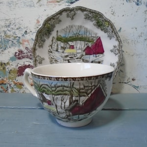 Johnson Brothers &quot;The Friendly Village&quot; The Ice House Pattern Teacup