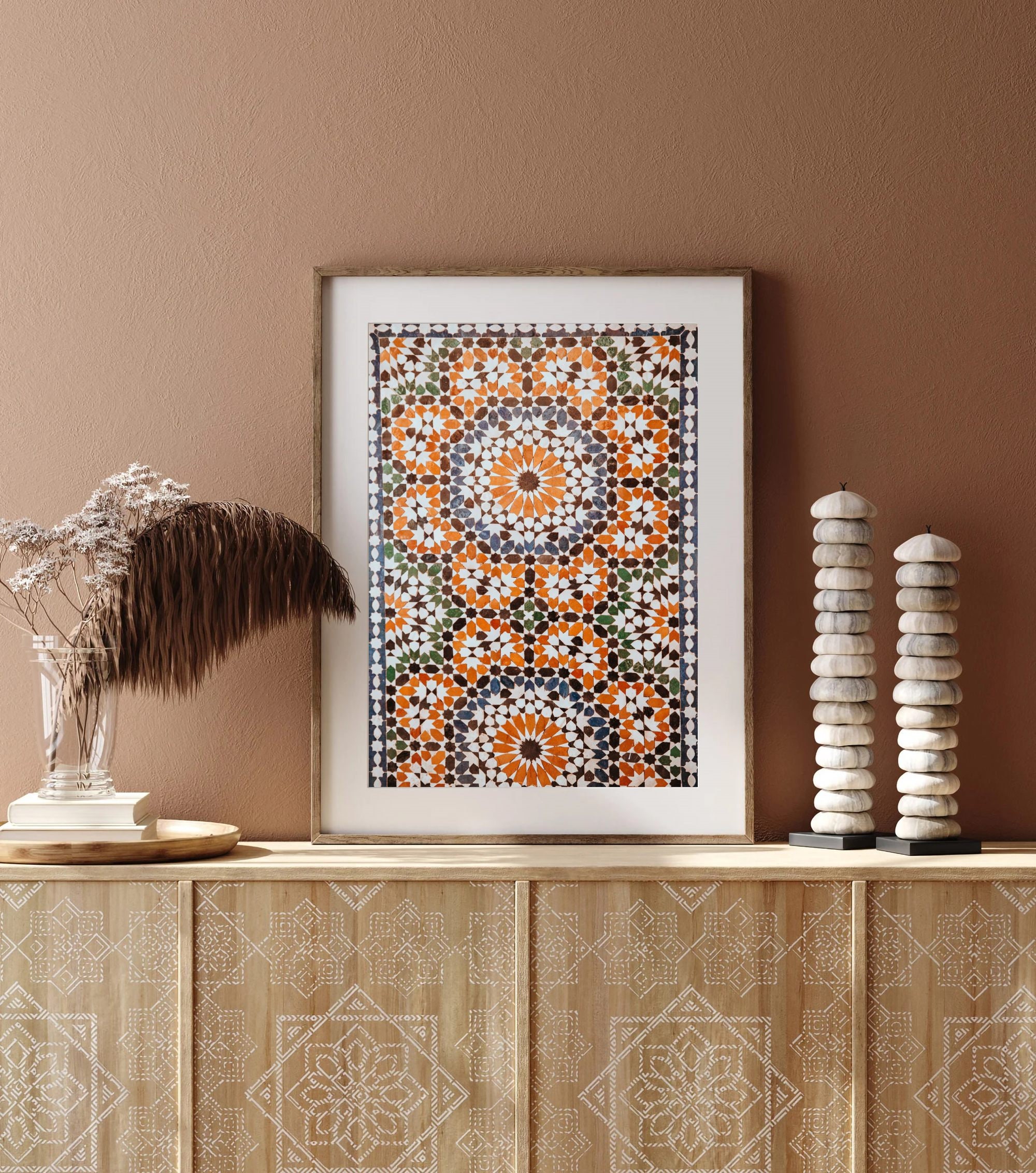 Modern-Boho Moroccan Wall Decor Handmade with Talent