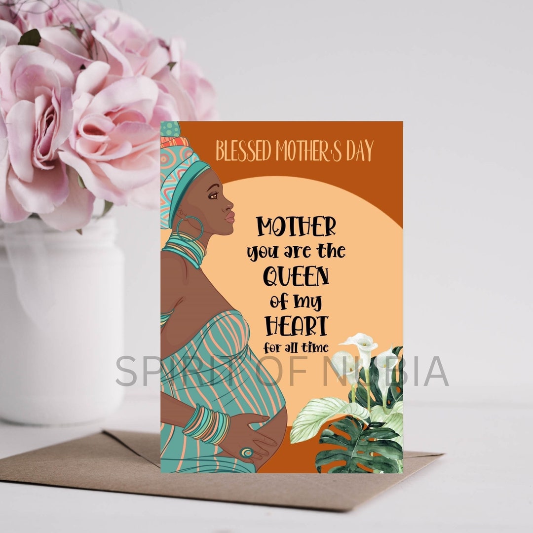 Printable Melanin Mother's Day Card/black Mothers Day Card/mothering ...