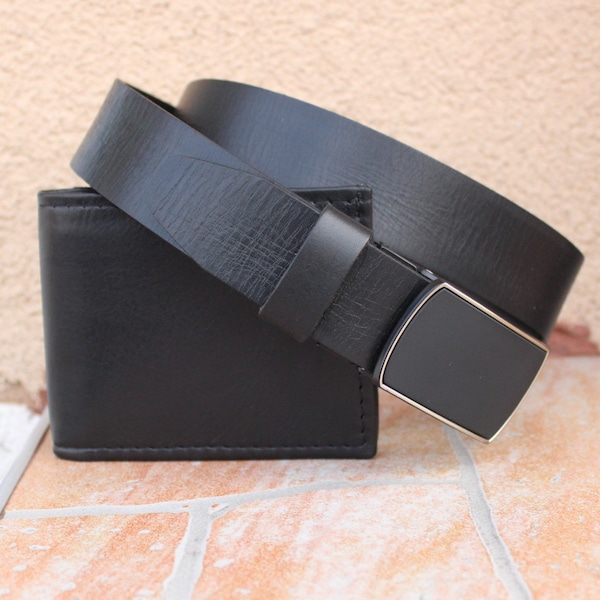 designer belt and wallet set