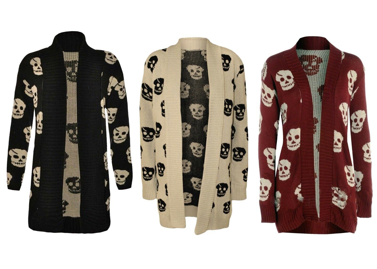 Skeleton Cardigan - Etsy UK