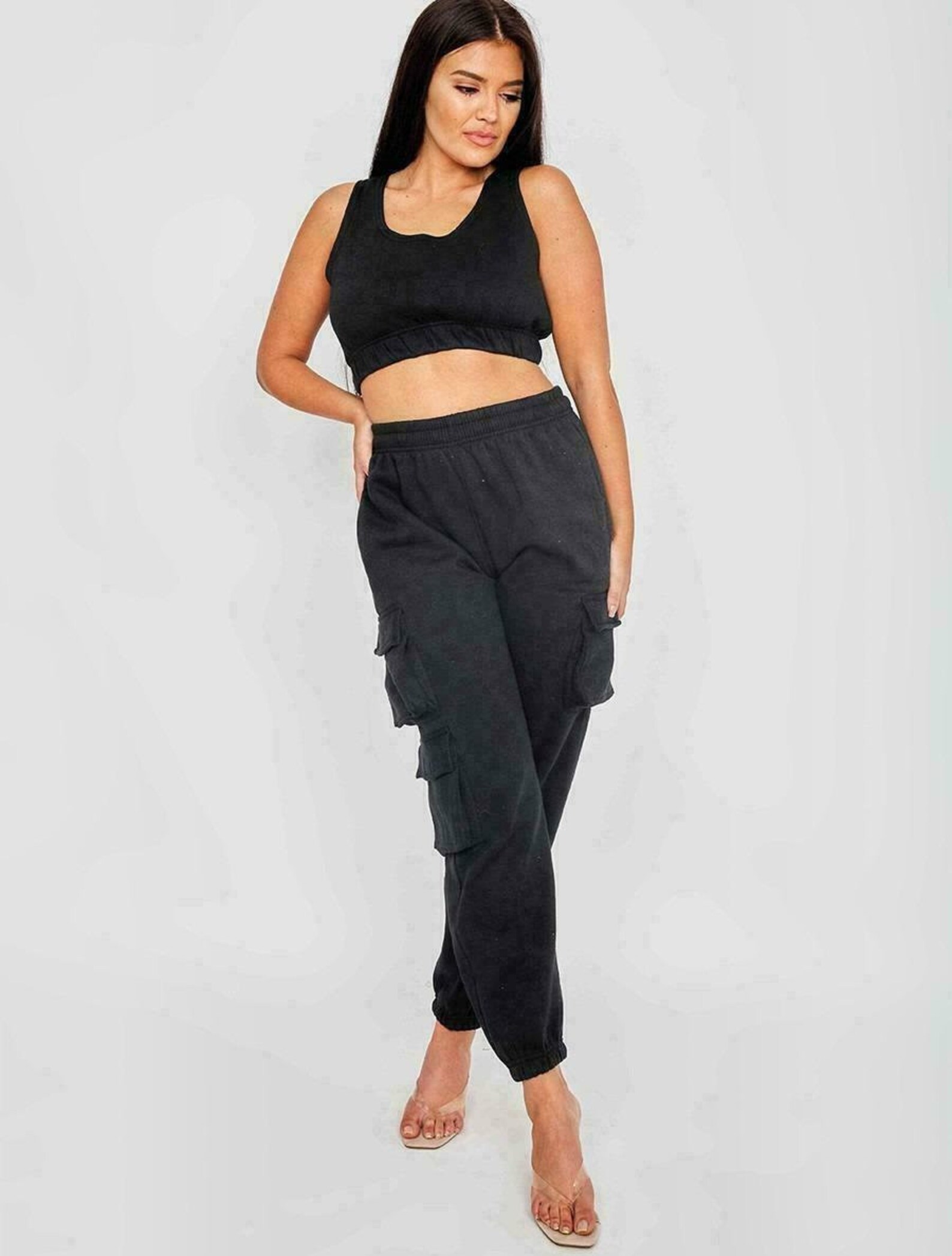 Jogger Crop-Top & Cargo Pant Duo - Stock Clearance