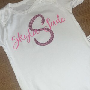 Personalised baby grow
