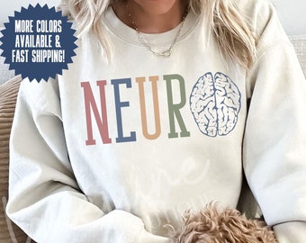 Neuro Department Crewneck Sweatshirt Grad Gift for Neuro Nurse RN, NeurologistBulk Order