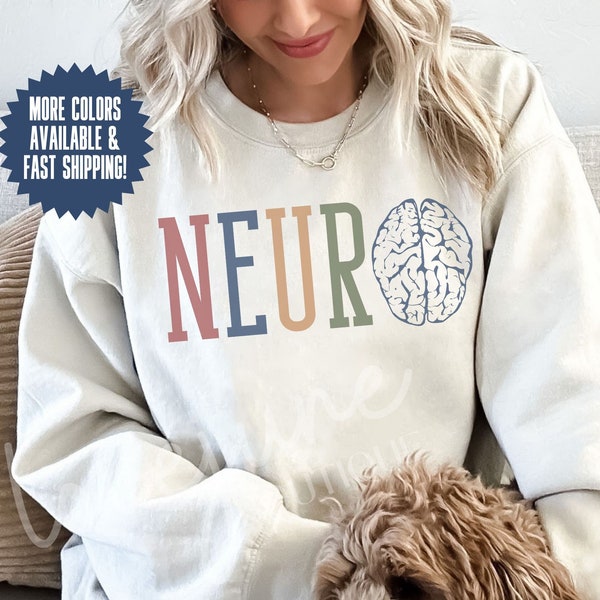 Neuro Department Crewneck Sweatshirt Grad Gift for Neuro Nurse RN, NeurologistBulk Order
