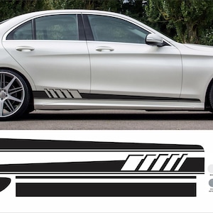 Vinyl Car Side Sticker Long Stripe Auto Body Racing Sports Decals Universal Car Truck DIY Decal Stripe Vinyl Stickers Decoration