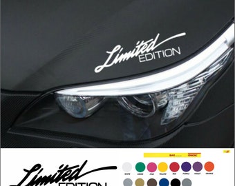 Limited Edition decal universal stickers cars tuning for fit all cars