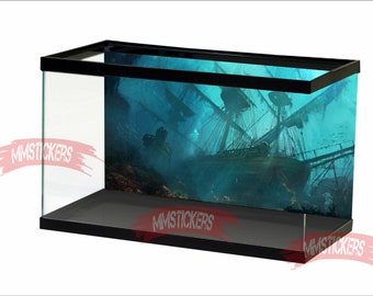 Aquarium Background Sunshine Underwater World Fish Tank Background STIKERS