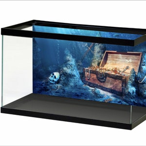 Aquarium Hintergrund Sunshine Unterwasserwelt Aquarium Hintergrund STIKERS
