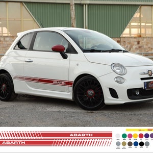 ABARTH strip decal / stickers tuning cars universal vinyl decals Side Stripes Graphics Decals Sticker Kit