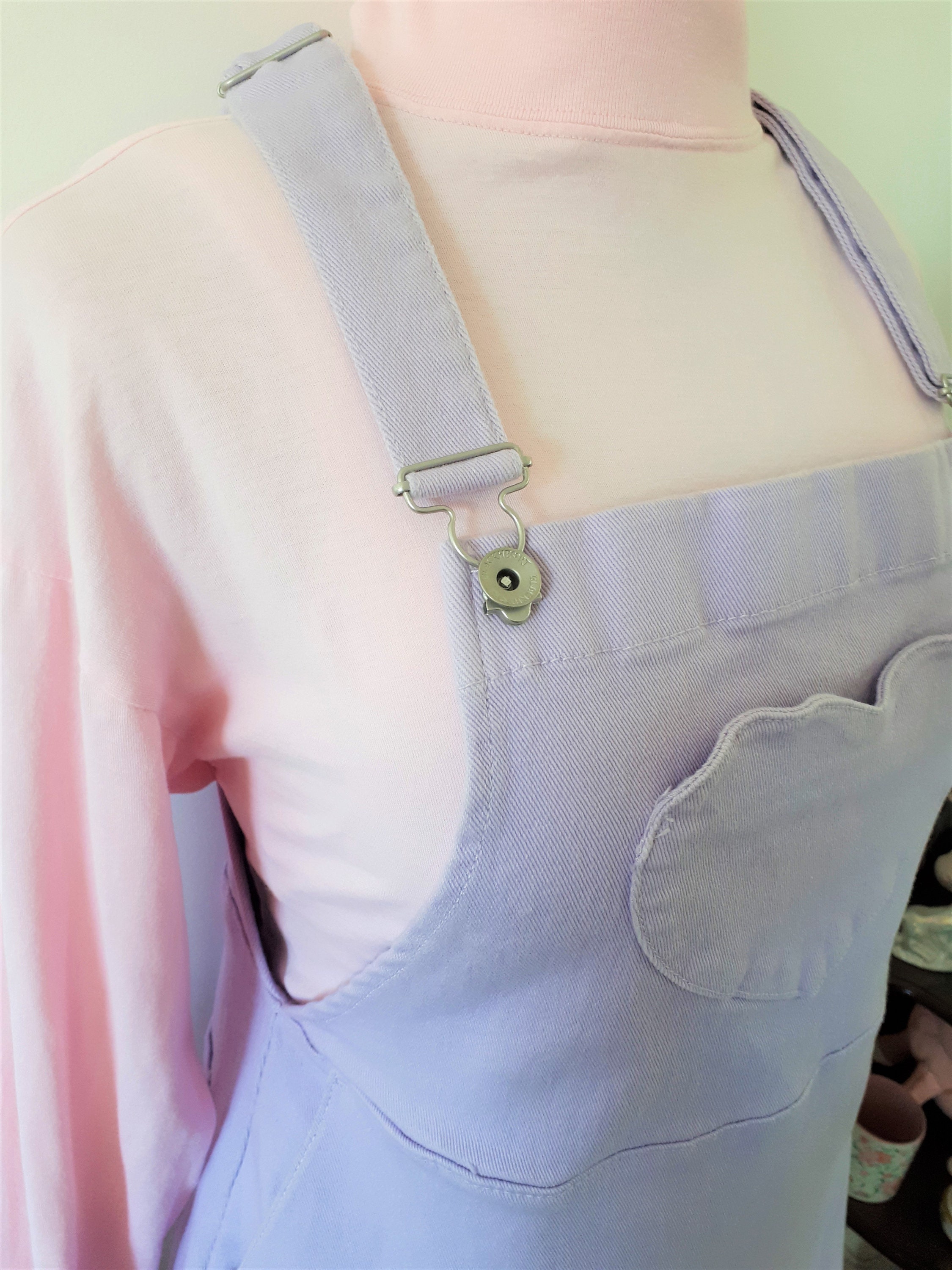 Pastel overall dress hot sale