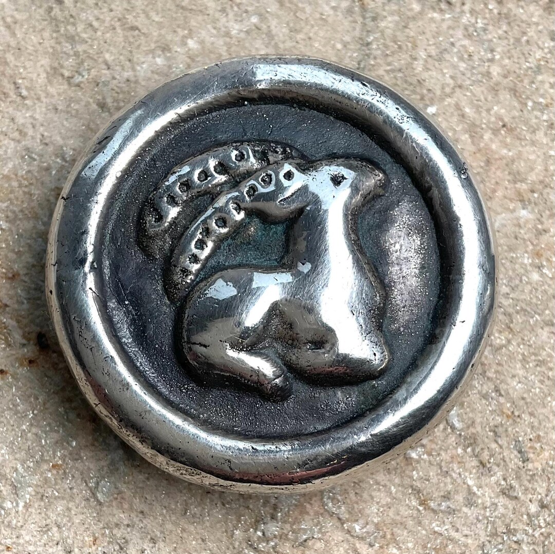 Button of a Wild Goat. - Etsy