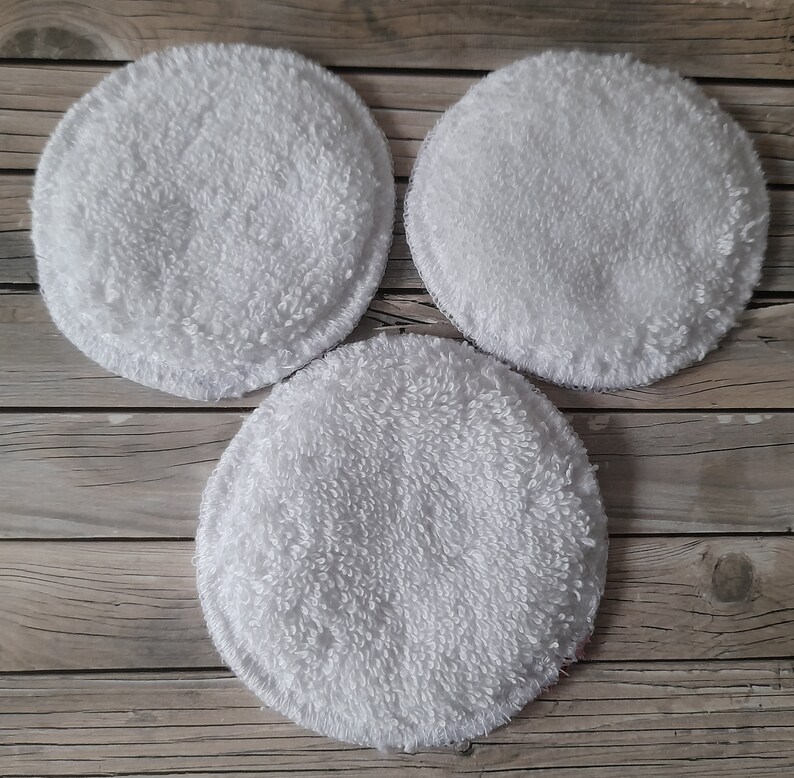 Reusable cotton rounds. Zero waste. Makeup Remover Pads. Eco Friendly Facial Rounds. Reusable Makeup Pads. Gift for Her. Soft Face Pads. Bild 9