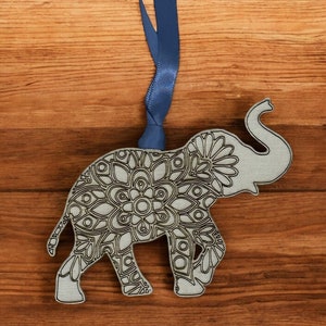 Sisterhood Best Friend Gift Unbreakable Bond Mandala Elephant Ornament