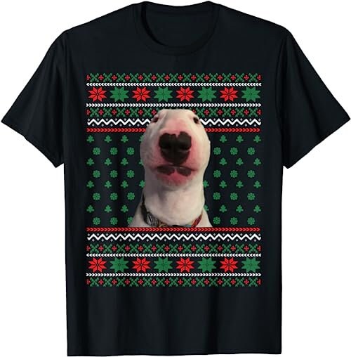 Walter Dog Meme Ugly Christmas Sweater Xmas Funny Pajama T-Shirt Poster  for Sale by RobertForbes67