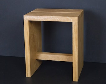 Hocker aus japanischer Eiche