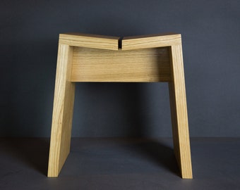 Tabouret japonais en chêne - Design et épuré - Déco